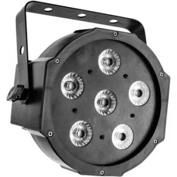 LED efektinis šviestuvas EUROLITE SLS-6 su 6 LED, kompaktiška scenos/efektų lempa
