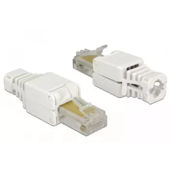 Jungtis DeLOCK 86415 RJ-45 balta