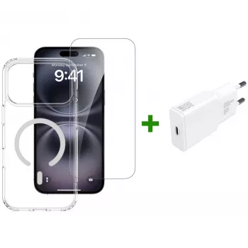 4smarts 3in1 Premium Starter Set, skirtas Apple iPhone 17 Pro Max, suderinamas su MagSafe