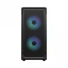 Fractal Design Focus 2 RGB korpusas su grūdinto stiklo šonine sienele, vidutinis bokštas ATX, juodas