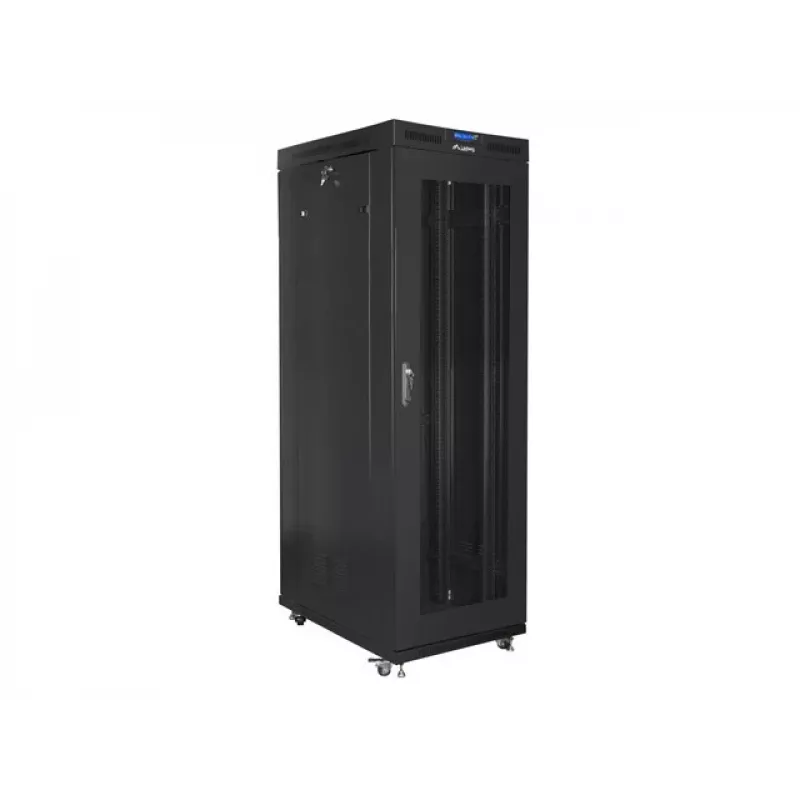 Stovimas serverio spintos rėmas Lanberg FF01-8242-23BL 42U 1200kg Juoda