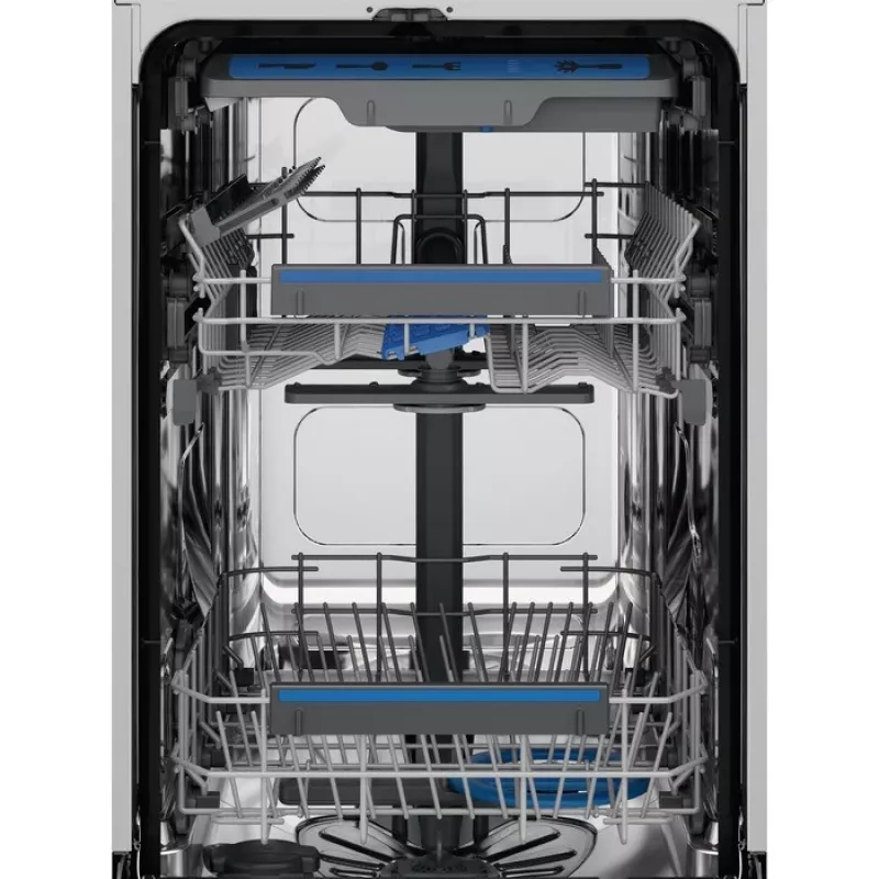 Įmontuojamas indaplovė Electrolux EEM43200L, siaura 45 cm, 10 komplektų, 44 dB, 8 programų