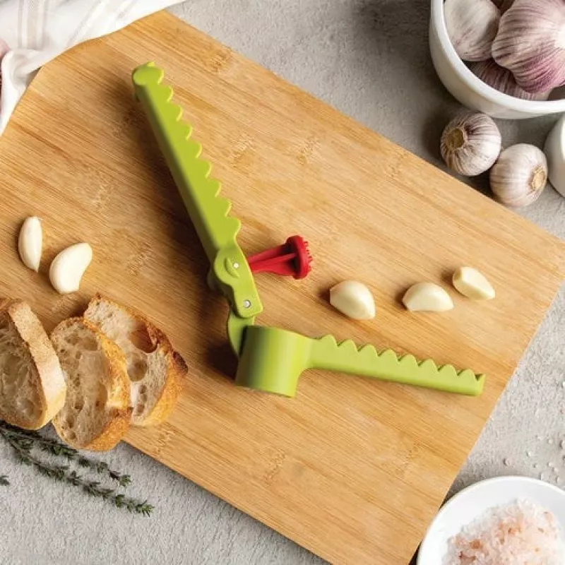 Česnako spaudykla Ototo Design Garligator žalia plastikas plienas