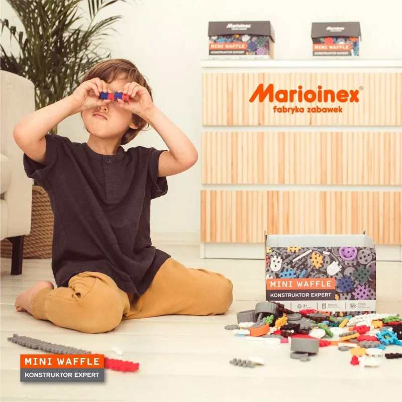Marioinex Mini Waffle statybinių kaladėlių rinkinys Constructor Expert, 501 elem.