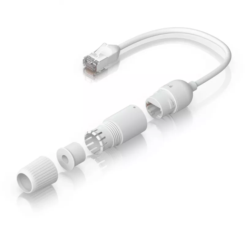 Tinklo ilginimo kabelis Ubiquiti UACC-Cable-Extender-C6A RJ-45 Cat6a 0,185 m Baltas