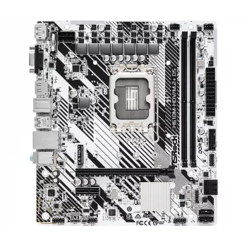 Motininė plokštė ASRock H610M-HDV/M.2+ D5 — Intel H610, LGA 1700, microATX, 2× DDR5 DIMM, M.2, HDMI 2.1, DP 1.4