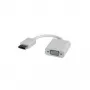 DisplayPort-VGA adapteris, DP kištukas - VGA lizdas, VGA D-Sub, DisplayPort, vyriškas, moteriškas, baltas