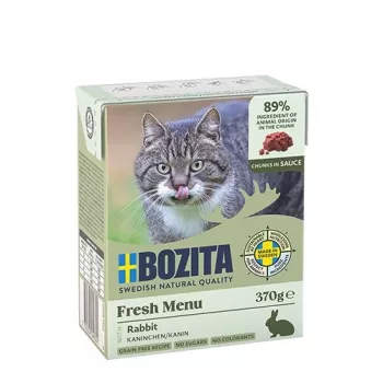 BOZITA Rabbit in Sauce – šlapias ėdalas katėms – 370 g