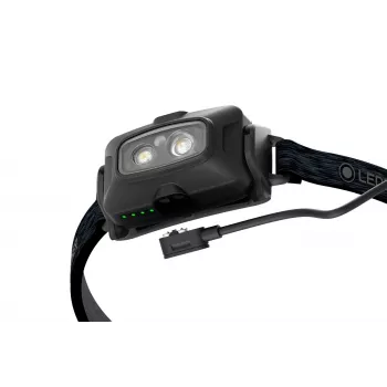 Priekinė LED lempa su galvos juosta Ledlenser HF4R Core Black IP68 20 lm