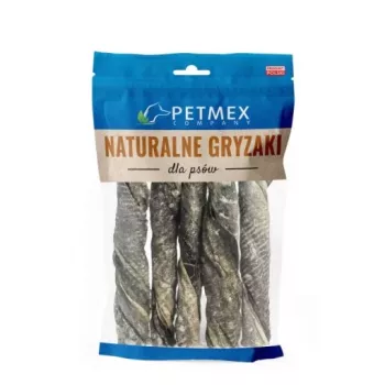 PETMEX Cod Skin Twist - kramtomasis skanėstas šunims iš menkės odos - 200 g
