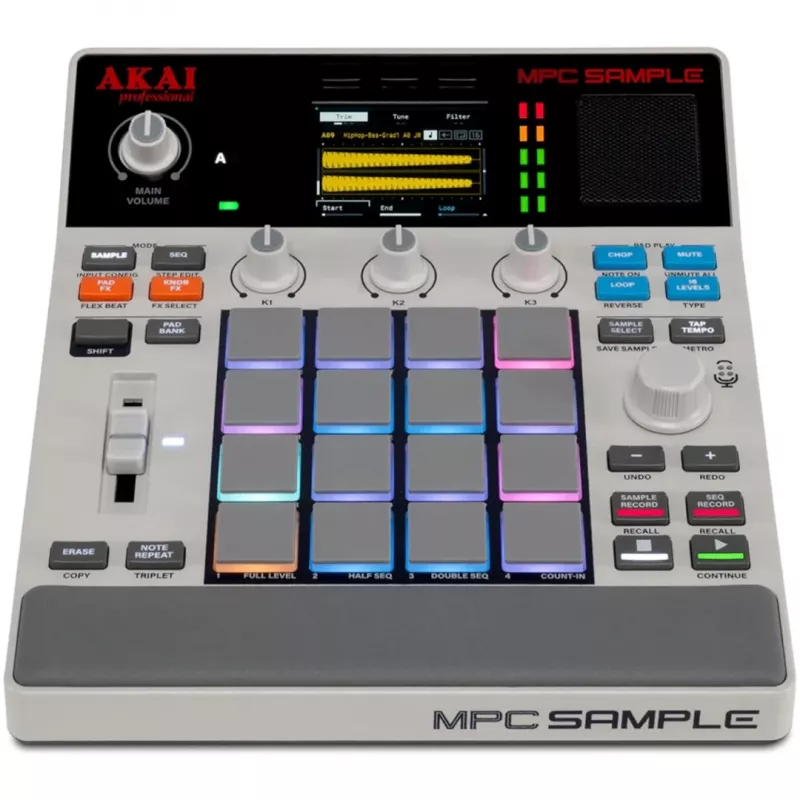 AKAI MPC SAMPLE – nešiojamas sempleris / groovebox