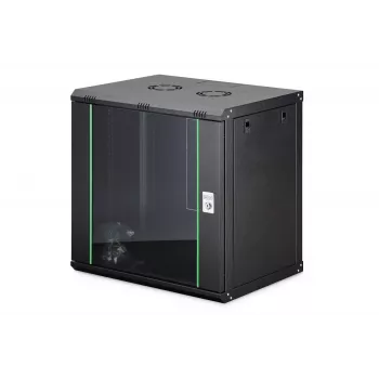Sieninis stovo spintos korpusas DIGITUS Dynamic-N 12U, 600x450 mm (P×G), IP20, rakinamas, neišardytas