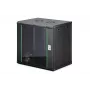 Sieninis stovo spintos korpusas DIGITUS Dynamic-N 12U, 600x450 mm (P×G), IP20, rakinamas, neišardytas