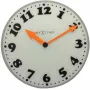 NeXtime klok 8152 Girl, sieninis, Ø43 cm, balta/pilka/juoda/oranžinė