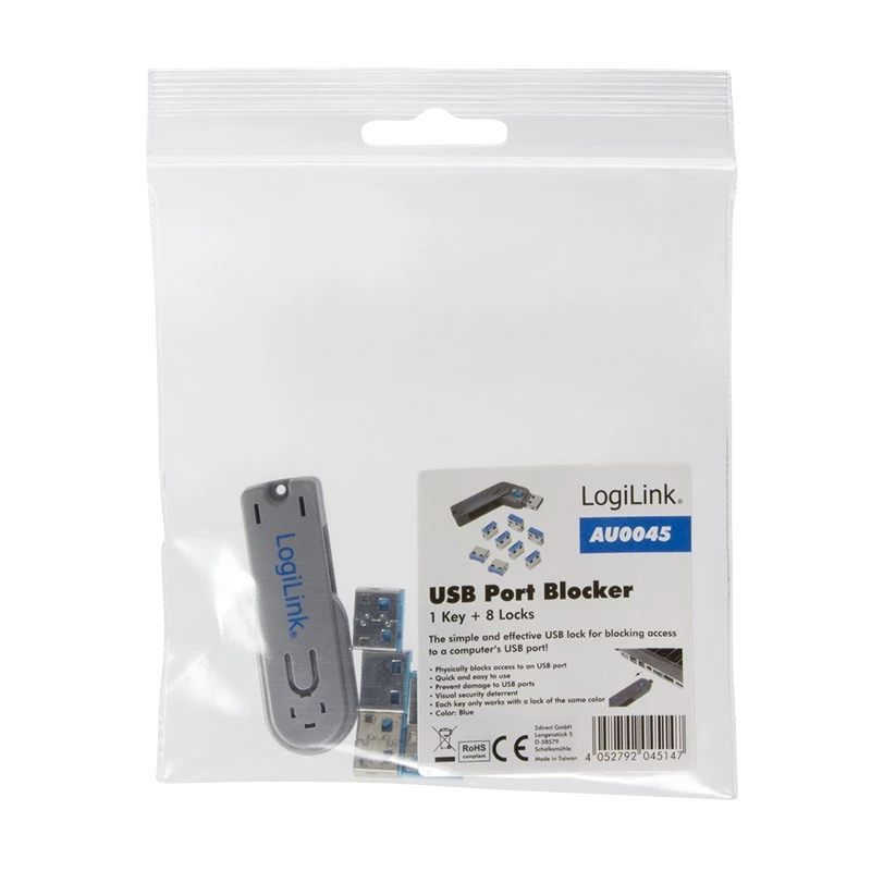USB prievado užraktas LogiLink AU0045