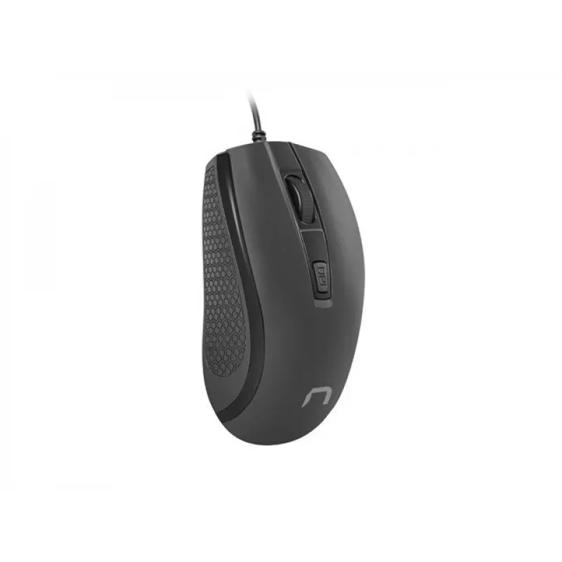 Natec Optical Mouse HOOPOE 2 1600 DPI, USB, juoda
