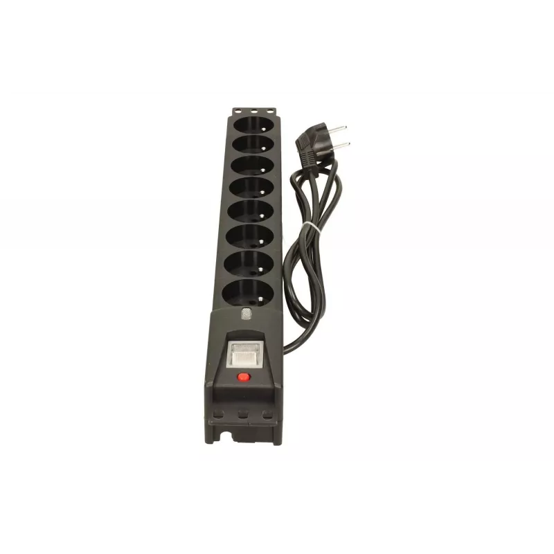 LESTAR LXARM 810 G-A K.:CZ 1,5M 19PDU juodas 8 AC lizdai 230 V 1,5 m