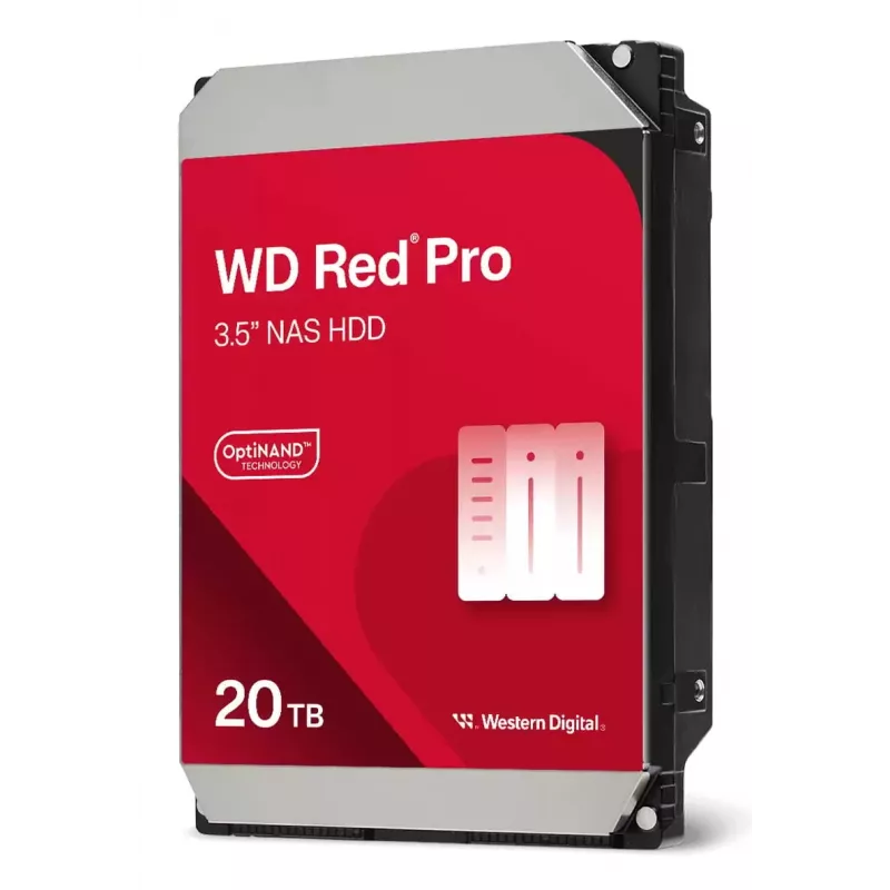Vidinis kietasis diskas Western Digital Red Pro WD202KFGX 20 TB 7200 RPM 512 MB 3.5 SATA III