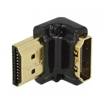 HDMI adapteris DeLOCK 65662 90° juodas