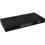 PULSAR SF116 valdomas tinklo jungiklis Fast Ethernet (10/100) Power over Ethernet (PoE) 1U juodas