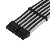 ATX ilginimo kabelis SILVERSTONE SST-PP07E-MBBW 30 cm juodas/baltas