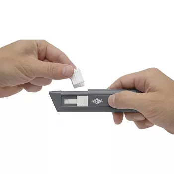 Kanceliarinis peilis WEDO 79 810 antracito ir baltos spalvos