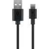 Goobay USB-C įkrovimo ir sinchronizavimo kabelis (USB-A > USB-C) 38675 juodas RJ-45 RJ-45 90°