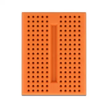 Breadboard DELOCK 18319, plastikinė maketavimo plokštė, oranžinė, 36×46×10 mm