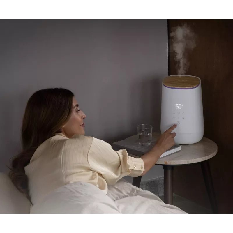 Medisana AH 680 drėkintuvas ultragarsinis 2,6 l Baltas, Medis 24 W