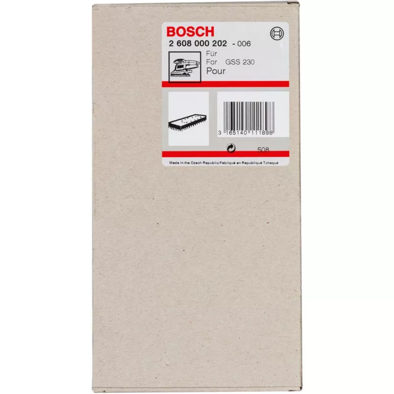 Bosch 2 608 000 202 šlifavimo plokštelė su Velcro tvirtinimu, 1 vnt.