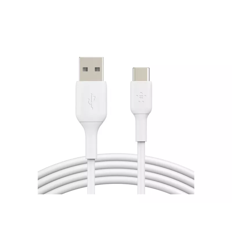 USB laidas Belkin CAB001BT2MWH 2 m USB A į USB C baltas