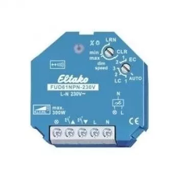 Jungiklis reguliatorius Eltako FUD61NPN-230V 30100835 230V – universalus įmontuojamas reguliavimo modulis