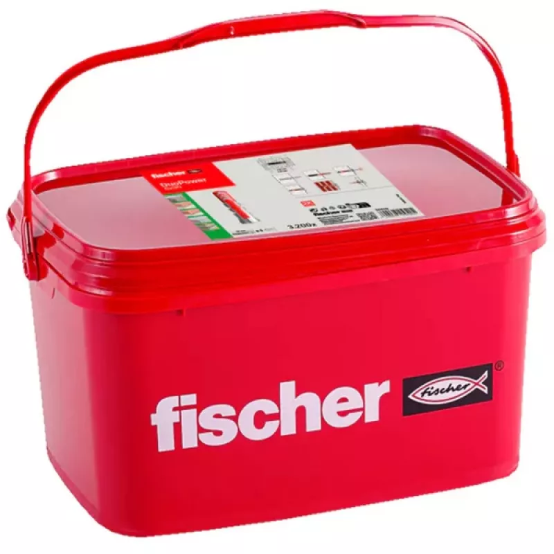 Kaištis sieninis FISCHER DuoPower 6x30, universalus kaištis kietoms ir tuščiavidurėms medžiagoms