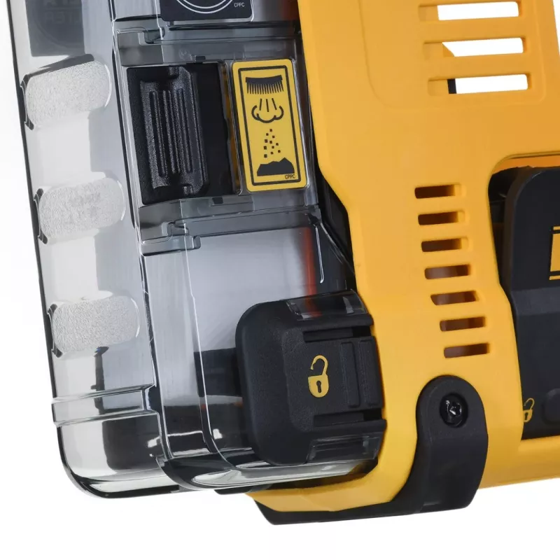 Dulkių ištraukimo sistema DeWalt D25303DH-XJ, nešiojama, 340 mm, 1,4 kg, geltona