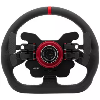 Simracing vairas Simagic GT1-SD Leather, nuimamas vairas sim rigams, odinė rankena, standartinis tvirtinimo išdėstymas