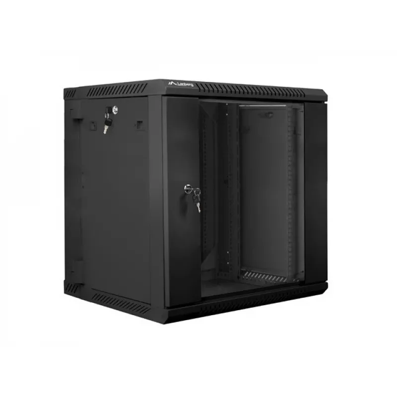Pakabinamas 19 inch 12U stovo spintos LANBERG 600x600 mm juoda