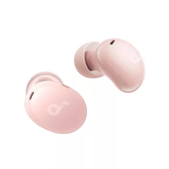 Belaidės ausinės Anker A30i – intraauralinės, Bluetooth, rožinės, skirtos pokalbiams, muzikai ir sportui