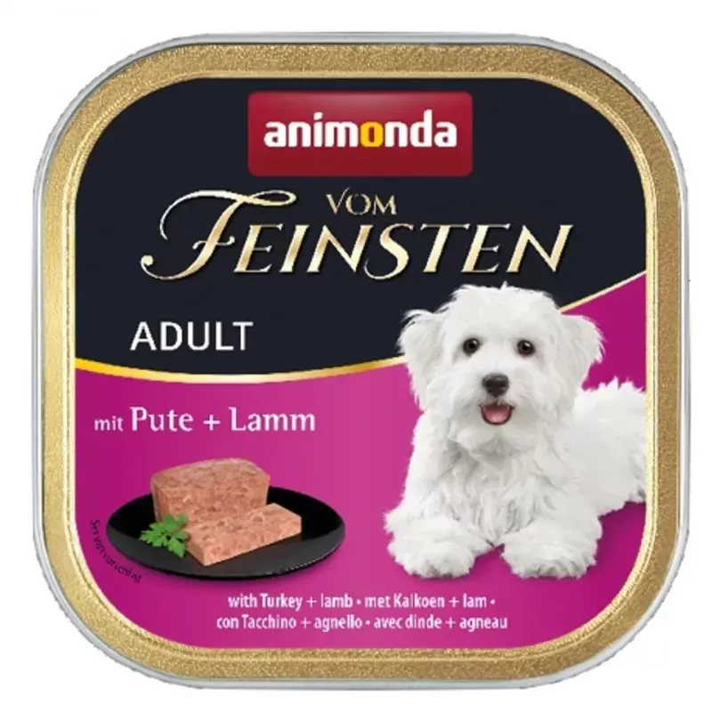 Šlapias šunų ėdalas animonda Vištiena, Kalakutiena Suaugusiems 150 g