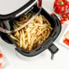 Oro gruzdintuvė Taurus Air Fry 7S 1600 W 6,5 L, nerūdijantis plienas, 8 programos, 80–200 °C, jutiklinis valdymas
