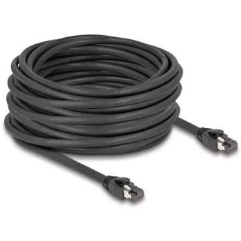 Tinklo kabelis DeLOCK RJ45 Cat.8.1 15m Juodas