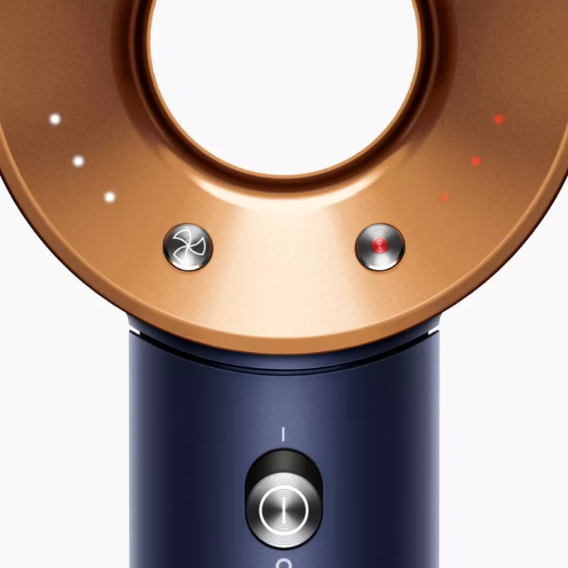 Dyson Supersonic Straight+Wavy HD07 džiovintuvas plaukams, Prūsijos mėlyna ir vario spalvos (113277-01)