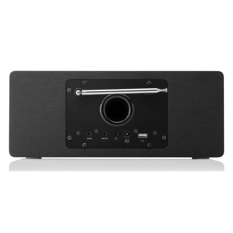 Internetinis radijas JVC RA-E981B – Wi‑Fi ir Bluetooth srautinis perdavimas, DAB+, FM, 2x5W, 40 išankstinių nustatymų, USB, AUX, LCD ekranas