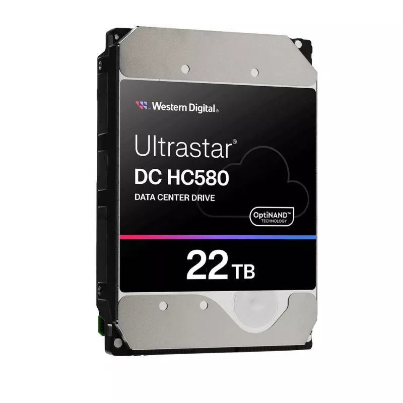 Standusis diskas Western Digital Ultrastar DC HC580 22 TB 3,5 colio SAS 7200 aps./min. 512 MB talpykla