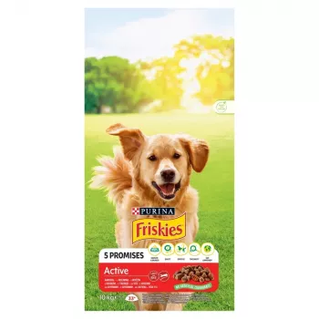 PURINA Friskies Active sausas šunų maistas - 10 kg