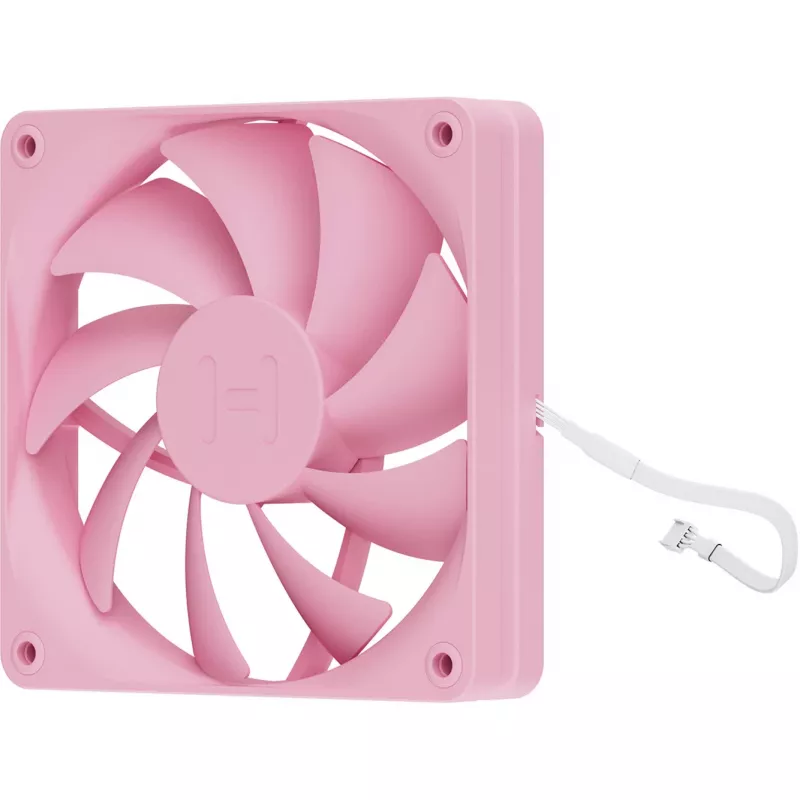 Kompiuterio aušinimo ventiliatorių rinkinys HYTE FA12-SM-4 120 mm, 1500 RPM, 72 m³/h, 1.6 mmH2O, FDB, rožinė, 4 vnt.