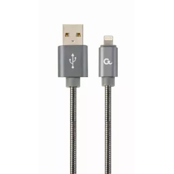 Laidas Lightning Cablexpert CC-USB2S-AMLM-2M-BG 2 m, pilka