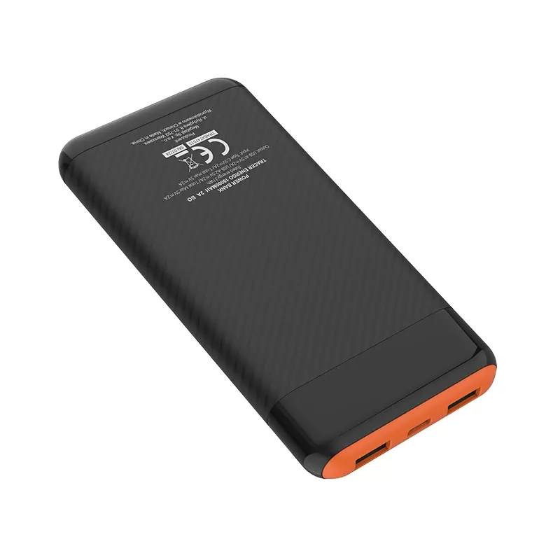 PowerBank EnerGo 10000 mAh juodai-oranžinis