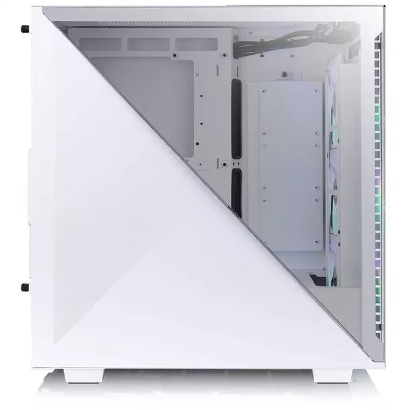 PC korpusas Thermaltake Divider 300 TG Snow ARGB Midi Tower baltas
