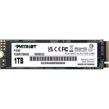 SSD diskas Patriot P320 1TB M.2 2280 PCIe 3.0 x4 NVMe