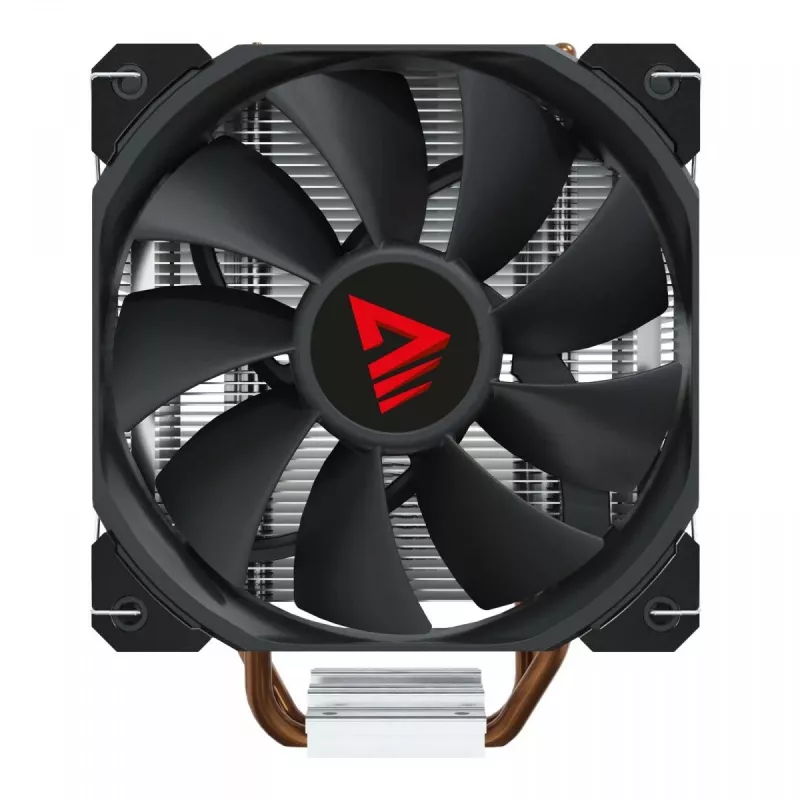 Aušintuvas SAVIO SAVGCOFROSTX2 120 mm juodas, 2 šilumos vamzdeliai, 800–1800 RPM, 4 kontaktų